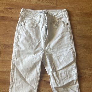 Zara Women’s White Flare Jeans